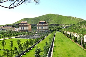 灵山宝塔陵园环境实景：园林式生态安息地