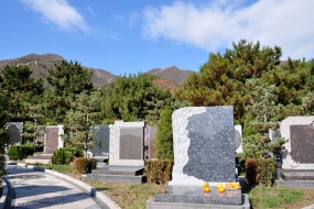 天寿陵园墓区景观