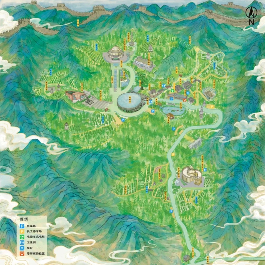九公山全景