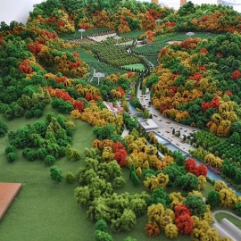 景仰园公墓环境布局与周边设施解析